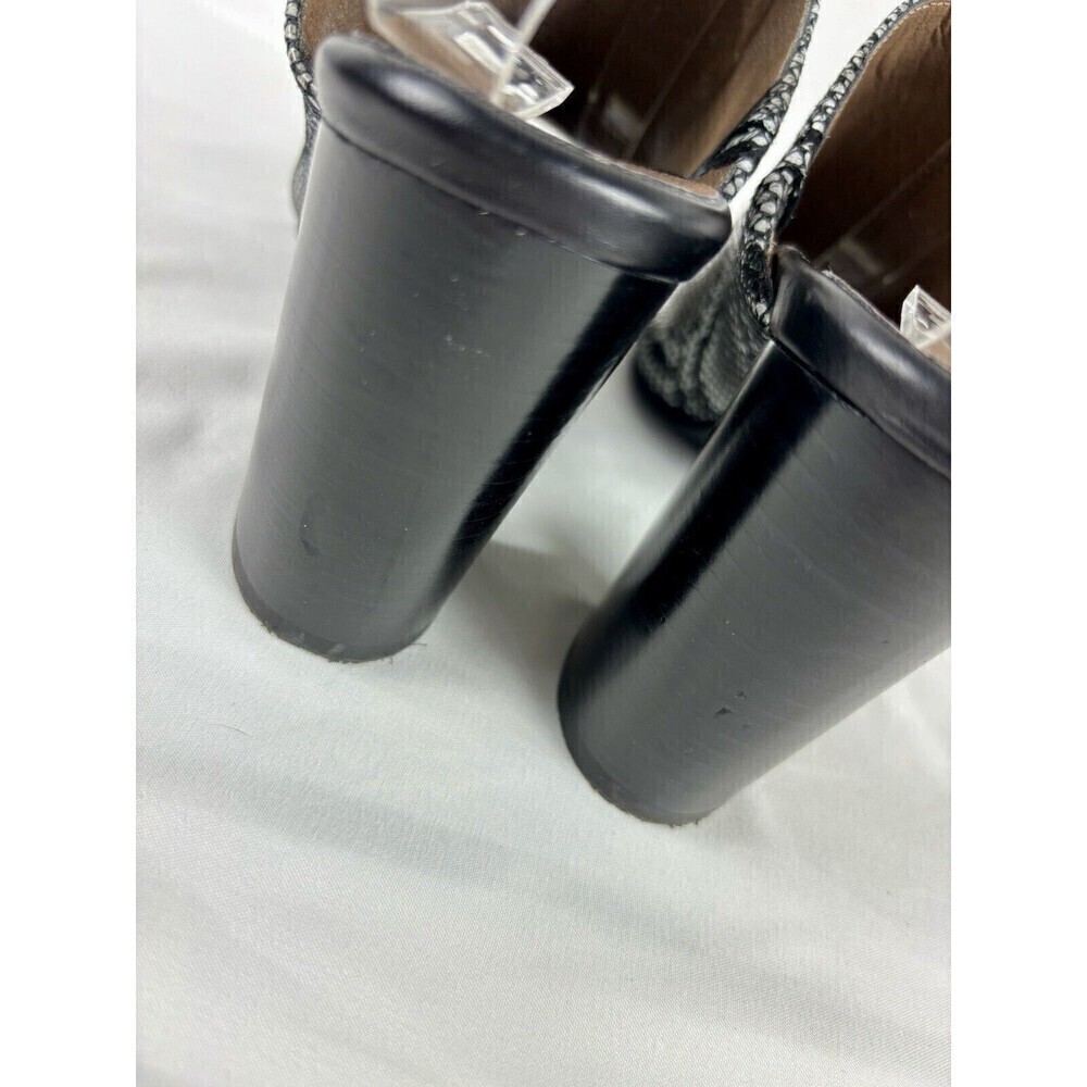 Vionic Kaia Mules Heels Snakeprint Reptile Black … - image 8